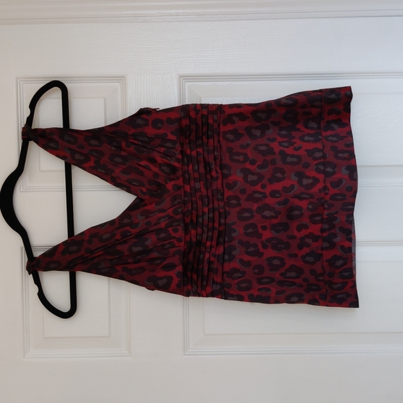 NWT Red Leopard Print 🐆 Top - Picture 6 of 7